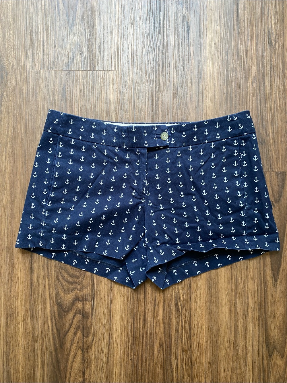 J. Crew | Navy Anchor Print Shorts